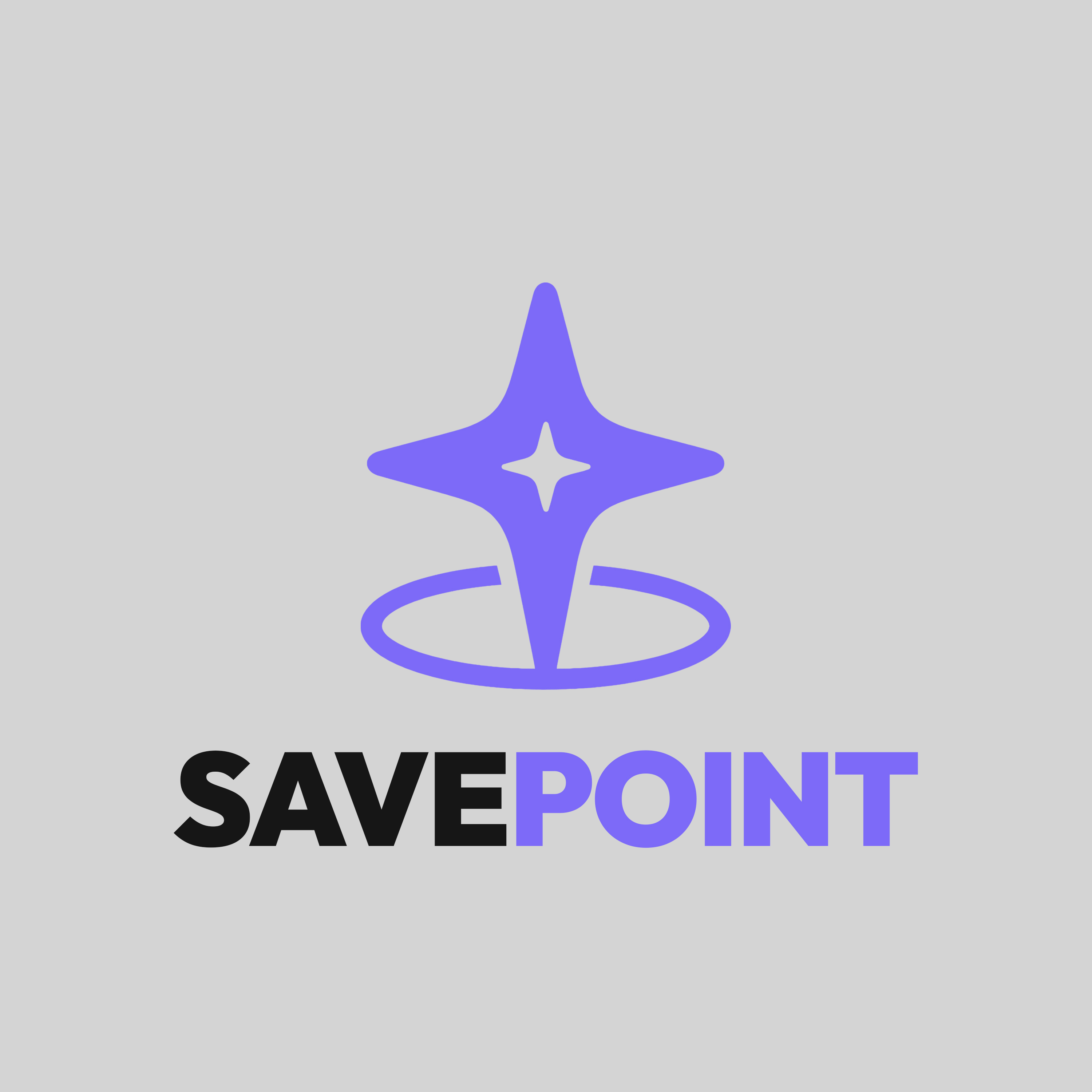 Logo vertical de Savepoint sobre fondo claro