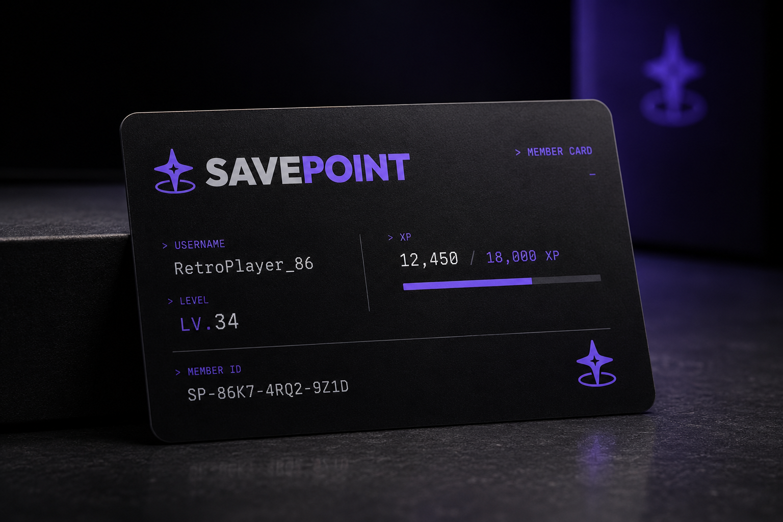 Tarjeta física de miembro de Savepoint