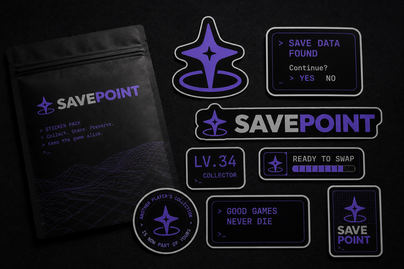 Pack de pegatinas de Savepoint